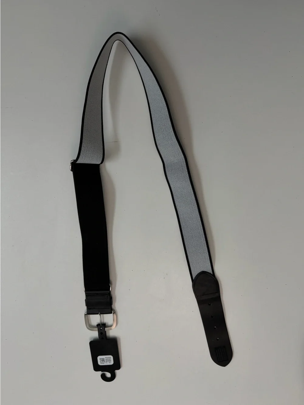Adidas Baseball Belt Adjustable 32”-46” Stretch Elastic Adult Black Silver